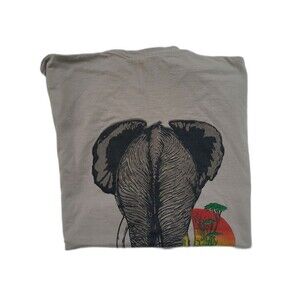 Vtg Elephant Serengeti Tanzania t-shirt